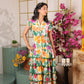 Tropical Ruffle Maxi