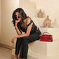 Polka Noir Statement Set