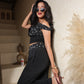 Polka Noir Statement Set