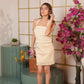 Champagne Ruche Mini co-ord